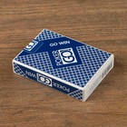 Игральные карты "PokerGo" для покера, 54 шт. в колоде, синяя рубашка, jumbo index - Фото 2