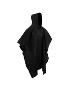 Дождевик - пончо, взрослый, универсальный размер, ЭВА матовая 160 г, чёрный - Фото 8