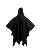 Дождевик - пончо, взрослый, универсальный размер, ЭВА матовая 160 г, чёрный - Фото 9