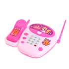 Музыкальный телефончик «Маленькая леди», русская озвучка, цвет розовый, в пакете - Фото 1
