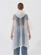 Дождевик - пончо, взрослый, универсальный размер, ЭВА матовая 160 г, белый - Фото 4