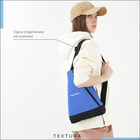 Рюкзак для обуви на молнии, до 35 размера,TEXTURA, цвет синий - Фото 5