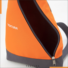 Рюкзак для обуви на молнии, до 35 размера,TEXTURA, цвет оранжевый - фото 9364862