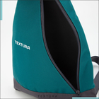 Рюкзак для обуви на молнии, до 35 размера, TEXTURA, цвет бирюзовый - Фото 6