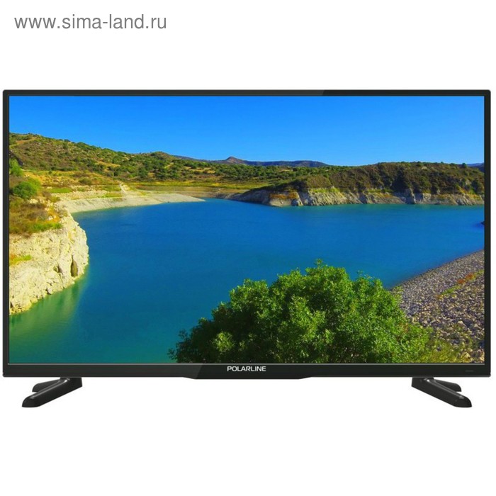 Телевизор Polarline 32PL52TC-SM, 32", 1366x768, DVB-T2/C, 3xHDMI, 2xUSB, SmartTV, черный - Фото 1