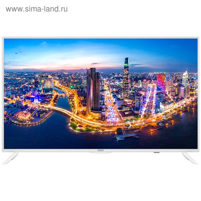 Телевизор Mystery MTV-3234LT2, 32", 1366x768, DVB-T2/C, 2xHDMI, 1xUSB, белый - Фото 1