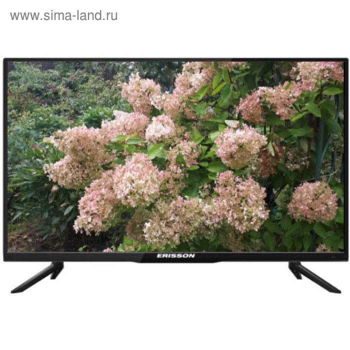Телевизор Erisson 32HLE20T2, 32", 1366x768, DVB-T2/C, 3xHDMI, 2xUSB, черный - Фото 1