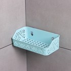 Полочка для ванной комнаты на присосках «Вензель», 20,5×6×10 см, цвет МИКС - Фото 2