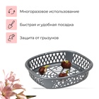 Корзина для посадки луковичных растений, овальная, 30.6×27 см, h=7.5 см, МИКС - Фото 2