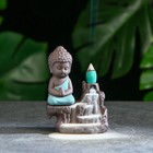 Подставка для благовоний "Будда" 7х9х12см, с аромаконусами - фото 4559768