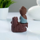 Подставка для благовоний TAKE IT EASY «Будда», набор благовоний конусы, стелющийся дым, 7×9×12 см - Фото 8