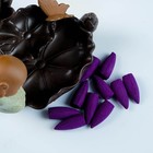 Подставка для благовоний TAKE IT EASY «Бабочка на лотосе», набор благовоний конусы, стелющийся дым, 14×16×12 см - Фото 6