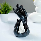 Подставка для благовоний TAKE IT EASY «Лотос в руке», набор благовоний конусы, стелющийся дым, 10×10×23 см - Фото 7