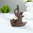 Подставка для благовоний TAKE IT EASY «Листья лотоса», набор благовоний конусы, стелющийся дым, 20×16×15 см - Фото 5