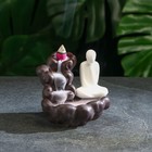 Подставка для благовоний TAKE IT EASY «Мудрец», набор благовоний конусы, стелющийся дым, 10×10×9 см - Фото 1