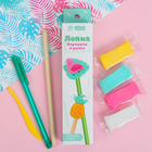 Набор для творчества. Декор полимерной глиной ручки и карандаша «Фламинго и ананас» - Фото 2