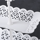 Этажерка-фруктовница «Вензель», 3 яруса, 19×12/22,5×15/26×15 см, цвет МИКС - Фото 2