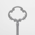 Этажерка для фруктов и десертов Доляна «Вивьен», 3 ярусная, пластик, 15.5×11 см, 19.2×13.8 см, 22.7×16.4 см, белая - Фото 4