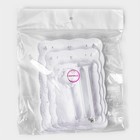 Этажерка для фруктов и десертов Доляна «Вивьен», 3 ярусная, пластик, 15.5×11 см, 19.2×13.8 см, 22.7×16.4 см, белая - Фото 10