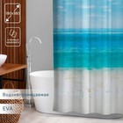 Штора для ванной Доляна «Прибой», 180×180 см, EVA - Фото 1