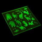 Набор для рисования светом «Динозаврики», ручка с фонариком и невидимыми чернилами - Фото 4