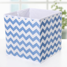 Короб стеллажный для хранения «Зигзаг», 25×25×25 см, цвет синий - Фото 1