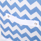 Короб стеллажный для хранения «Зигзаг», 25×25×25 см, цвет синий - Фото 2