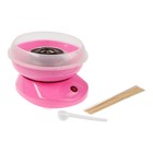 Аппарат для приготовления сладкой ваты Luazon LCC-01, 500 Вт, розовый - фото 9439579