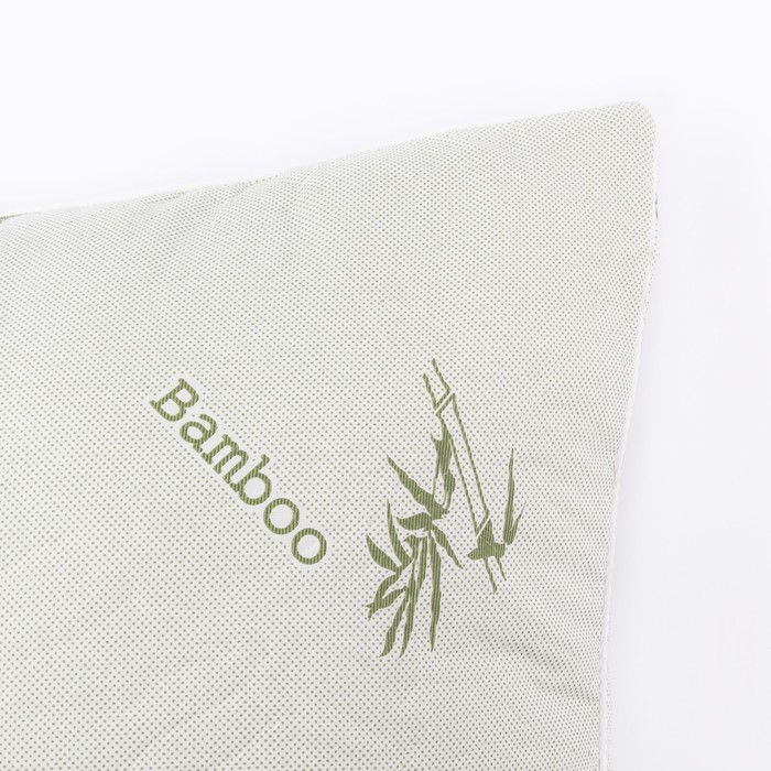 Подушка «Бамбук» 70х70 см, цвет зелёный МИКС - фото 1880458949