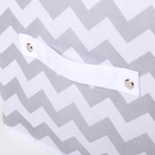 Короб стеллажный для хранения «Зигзаг», 25×25×25 см, цвет серый - Фото 2