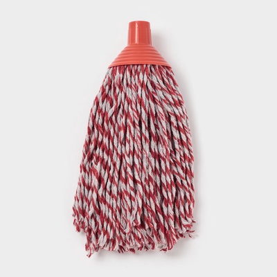Насадка для швабры веревочная Доляна, х/б 300 г, длина нити 33 см, МИКС