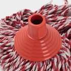 Насадка для швабры веревочная Доляна, х/б 300 г, длина нити 33 см, МИКС - Фото 4