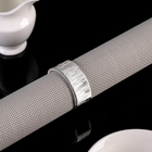 Кольцо для салфеток «Аврора», 4.5×2 см, железо, серебристое - Фото 1