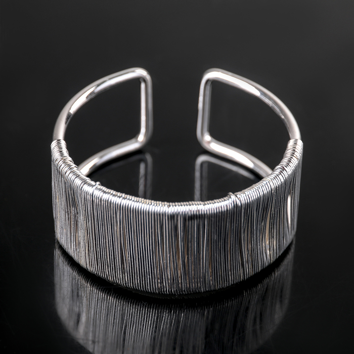 Кольцо для салфеток «Аврора», 4,5×2 см, цвет серебряный - фото 1890816384