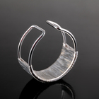 Кольцо для салфеток «Аврора», 4,5×2 см, цвет серебряный - Фото 3