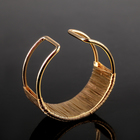 Кольцо для салфеток «Аврора», 5×2 см, железо, золотистое - Фото 3