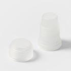 Набор кондитерский, 8 предметов: 5 насадок, адаптер, мешок, шпатель, насадки, цвет МИКС - Фото 3