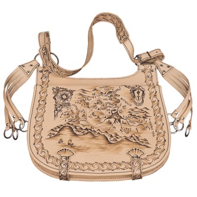 Набор охотника «Вепрь» в сумке из натуральной кожи (3 персоны)