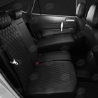 Авточехлы для Citroen Jumpy Multispace 2 с 2007-2016 г., 2 места, минивэн, фургон, перфорация, экокожа, цвет чёрный - Фото 6