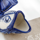 Салфетница гжель «Рыбка», бело-синий,керамика, - Фото 4