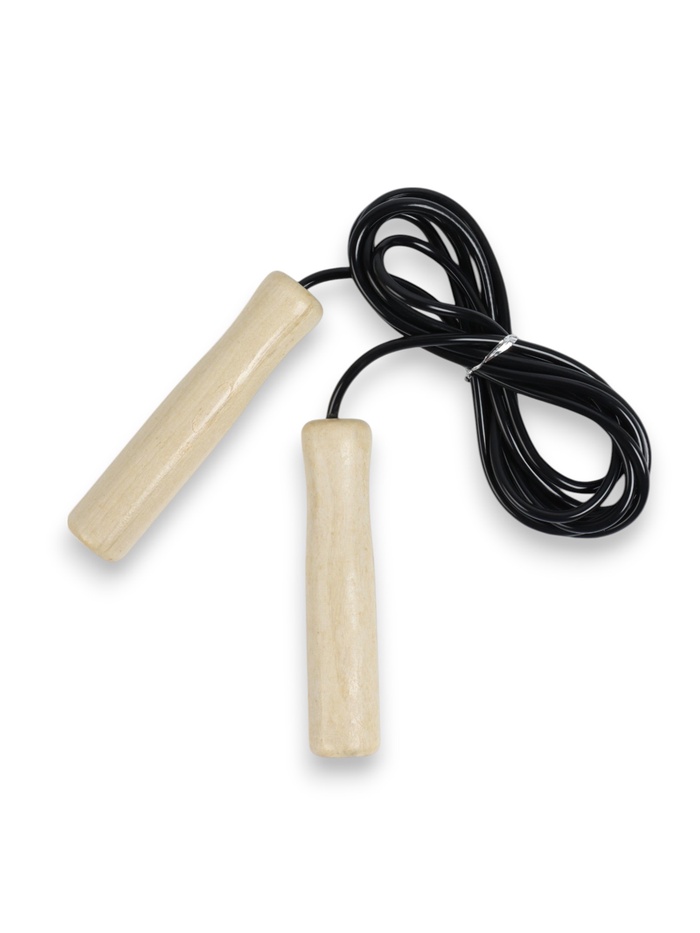 Скакалка детская, 2.6 м, регулируемая, цвет МИКС - Фото 1