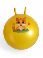 Мяч - прыгун с рожками ONLYTOP, d=55 см, цвет МИКС - Фото 1