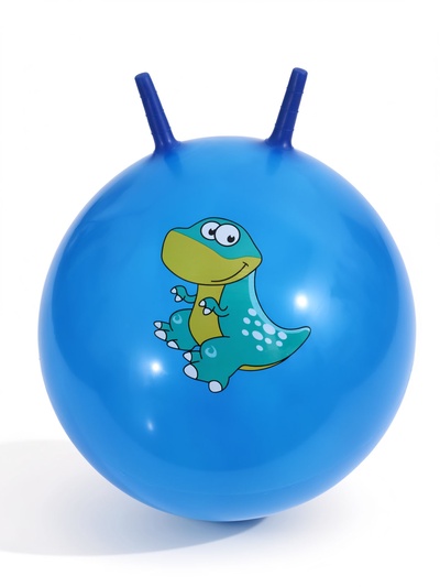 Мяч - прыгун с рожками ONLYTOP, d=55 см, цвет МИКС