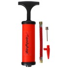 Насос для мячей ONLYTOP, 17 см, 2 насадки, шнур, цвета МИКС - Фото 6