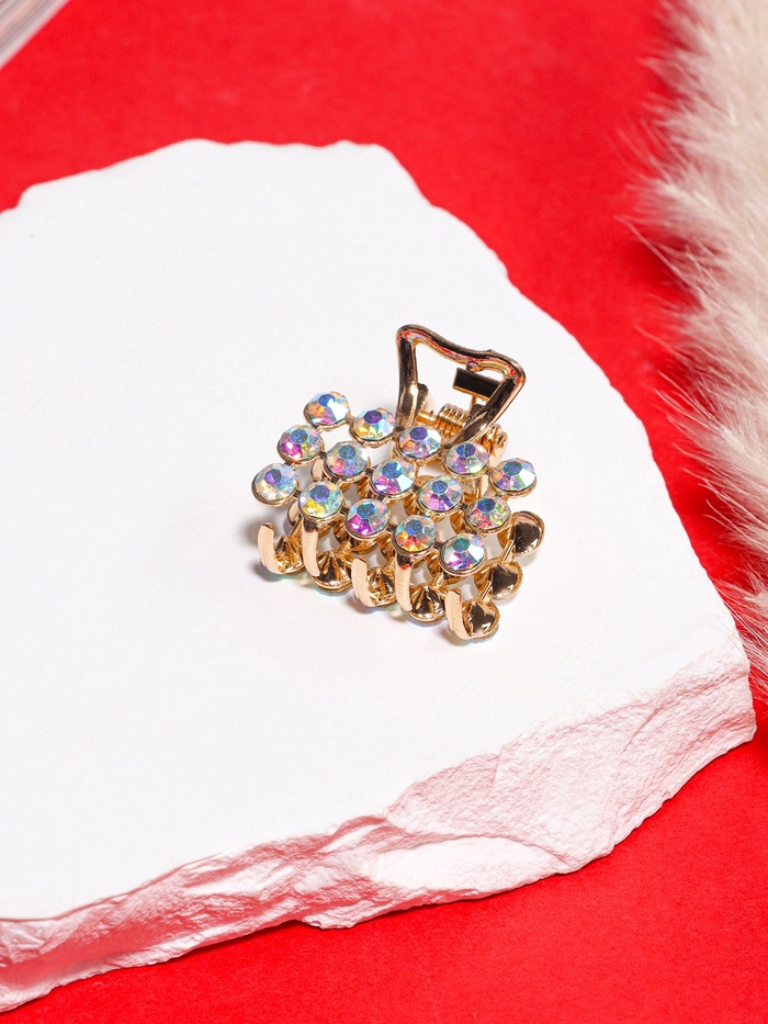 Крабик для волос «Классик», 2.5 см, золото - Фото 1