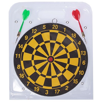 Дартс, мишень диаметром 22 см, 2 дротика