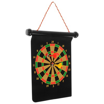 Дартс, магнитное полотно диаметром 20 см, 2 дротика