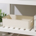 Корзина для хранения «Береста», 7.5 л, 35×24.5×10.5 см, слоновая кость - Фото 3