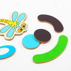 Конструктор магнитный «Весёлые человечки» с двухсторонней доской, мелом и маркером, 71 элемент - Фото 7