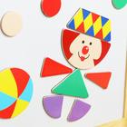 Конструктор магнитный «Весёлые зверушки с цифрами» с двухсторонней доской, мелом и маркером, 103 элемента - Фото 3